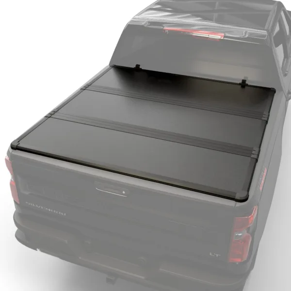Hard Tri Fold Tonneau Cover Fits 2007 - 2013, 2014 HD Chevy/GMC Silverado/Sierra 2500/3500HD 6'7" Bed (78.7")