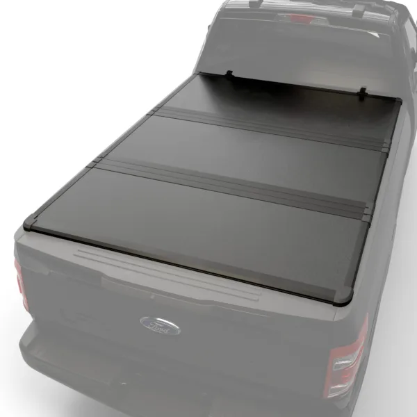 Hard Tri Fold Tonneau Cover Fits 2015 - 2024 Ford F-150  8FT Bed (98")