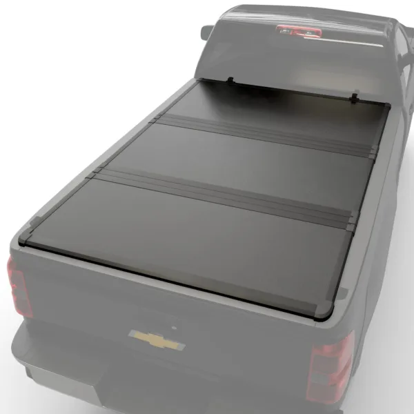 Hard Tri Fold Tonneau Cover Fits 2010 - 2026 Chevy/GMC Silverado/Sierra 1500 2500 3500 HD 8FT Bed (98")