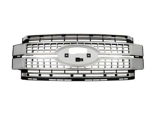 TGN Platinum Bumper Chrome Grille Fits 2017-2019 Ford F-250 - GRL-17SDUTY-006