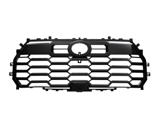 TGN Matt Black Front Grille w/ LED Light Fits 2022-2025 Toyota Tundra - GRL-22TDR-010