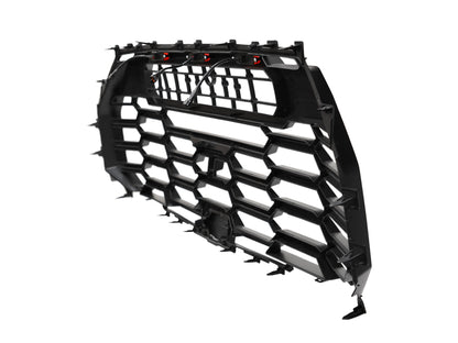 TGN Black Front Grille w/ LED Light & Letters Fits 2022-2025 Toyota Tundra - GRL-22TDR-012