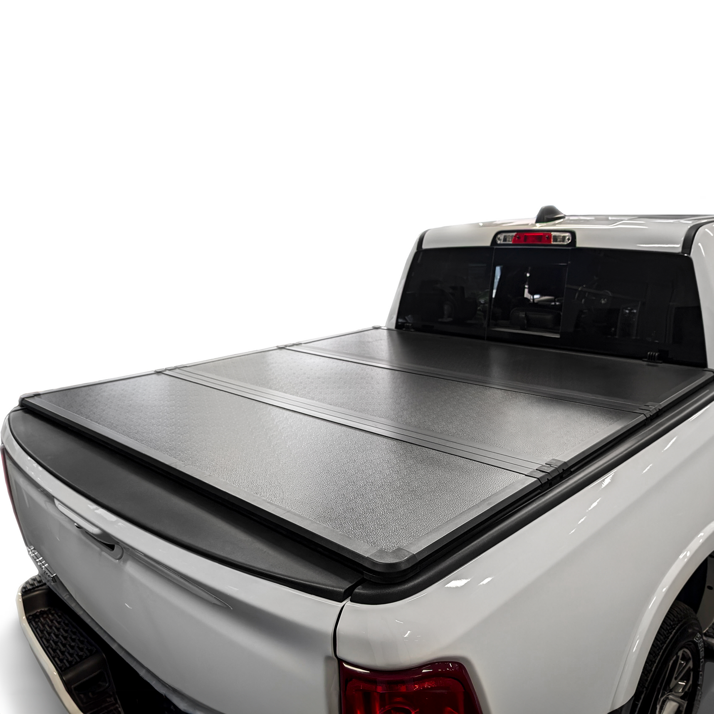 TGN Tri Fold Tonneau Cover for  2009 - 2025 Ram 1500 5'7" Bed Without Ram Box (67.4") - TGNHTF01Z1