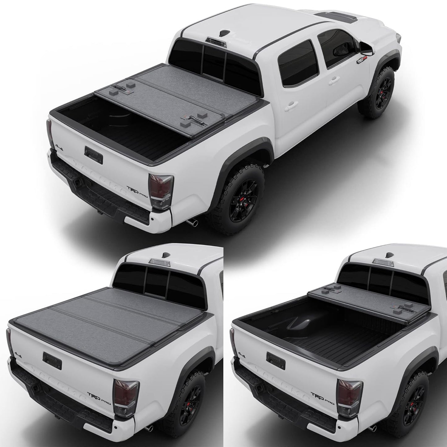 TGN Tri Fold Tonneau Cover for  2005 - 2015 Tacoma 6'2" Bed (73.5") - TGNHTF02Z0