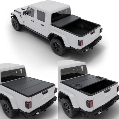 TGN Tri Fold Tonneau Cover for  2020 - 2025 Gladiator 5' Bed (60.3") - TGNHTF03Z1