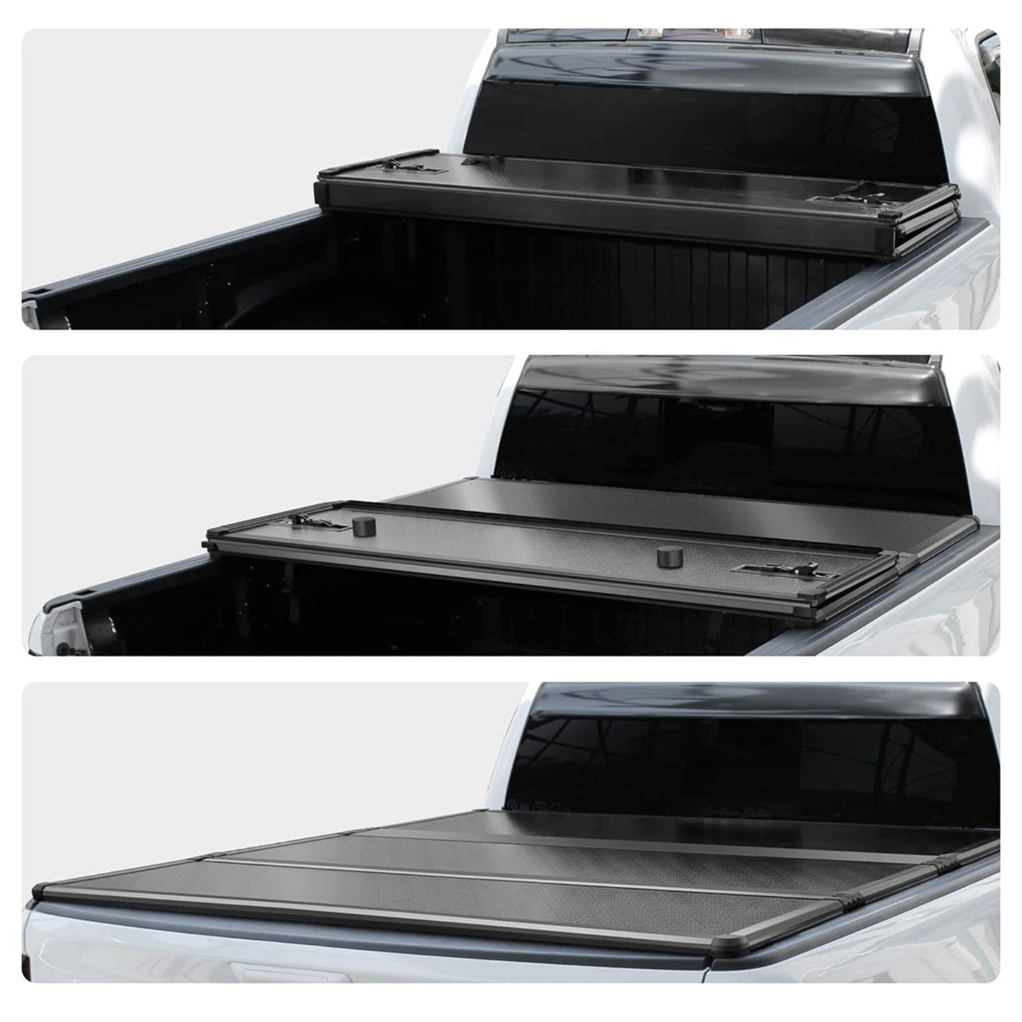 TGN Tri Fold Tonneau Cover for  2005 - 2025 Frontier 5' Bed (60") - TGNHTF03Z3