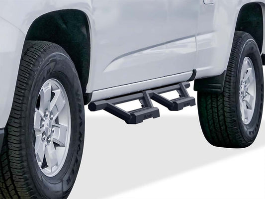 APS Extended Cab Pickup Stainless Steel with 6061 Aluminum Step Pad Nerf Bar M3 - IA03WAI8B