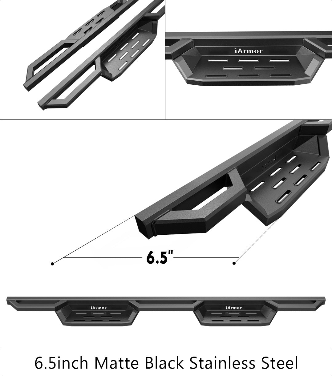 APS Standard Cab Pickup 6061 Aircraft Aluminum Nerf Bar ST - IA06NJD2B