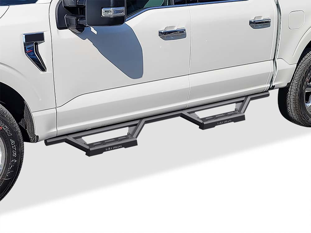 APS Crew Cab Pickup Stainless Steel with 6061 Aluminum Step Pad Nerf Bar M3 - IA06WAG5B