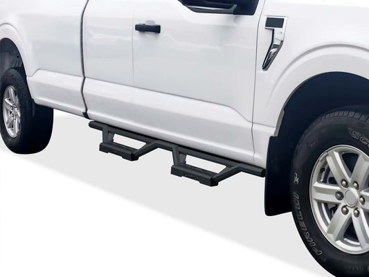 APS Extended Cab Pickup Stainless Steel with 6061 Aluminum Step Pad Nerf Bar M3 - IA06WAH8B