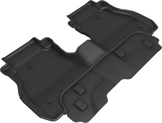 3D Custom Fit KAGU Floor Mat (BLACK) For JEEP GLADIATOR JT 20-24 - Second Row - L1JP02221509