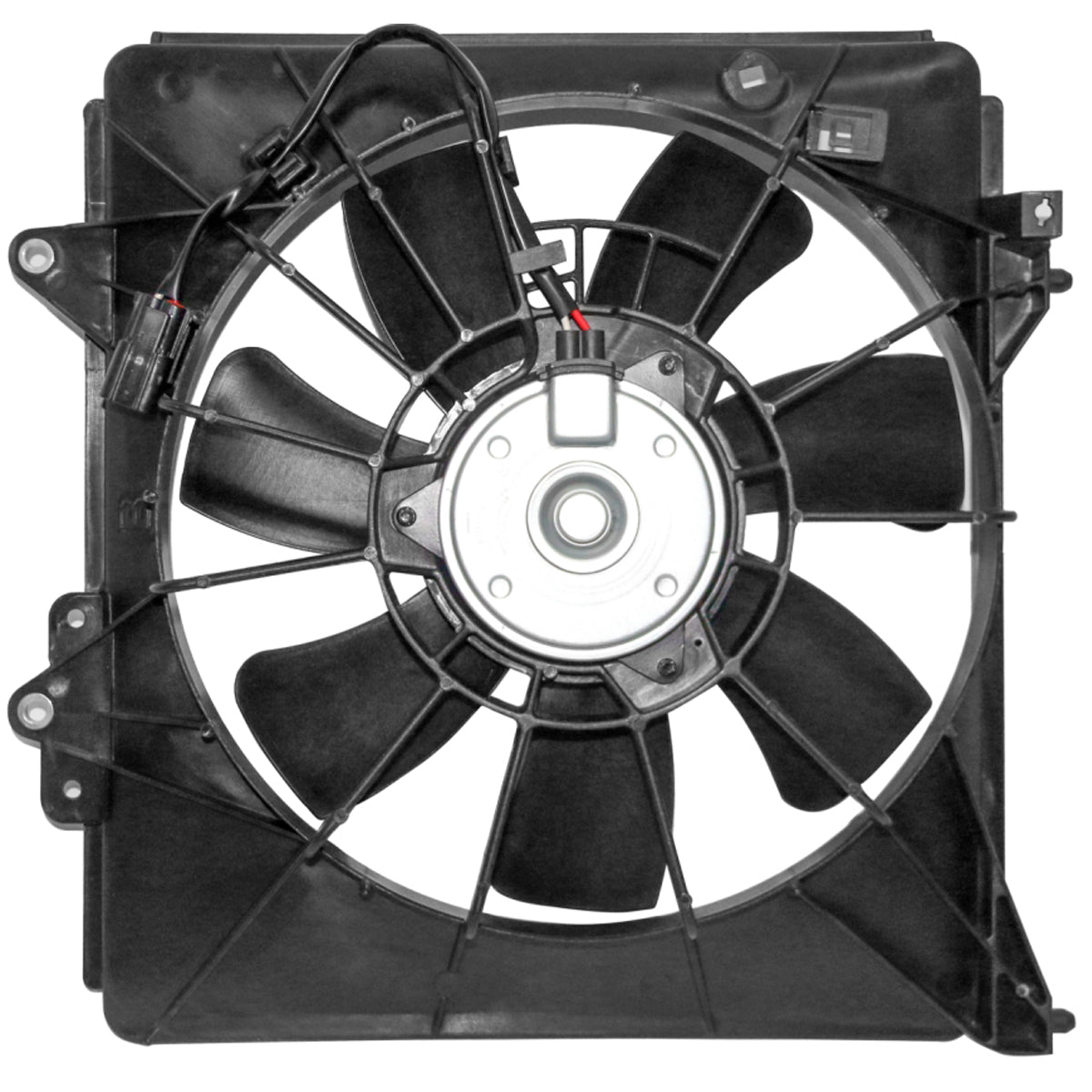 Radiator AC Condenser Cooling Fan Fits 2009-2014 Honda Fit  Passanger Side 1.5L L4 - TGNHO3020100