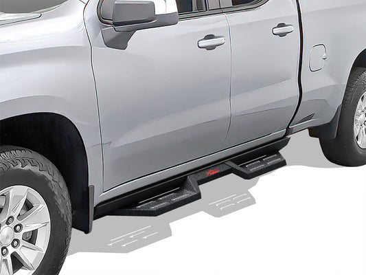 APS Extended Cab Pickup Carbon Steel Nerf Bar DS - WB03DBI5B