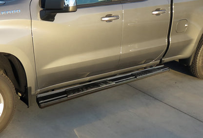 APS Extended Cab Pickup Carbon Steel + PE Step Area Running Board-S Series - WB03SBI5B