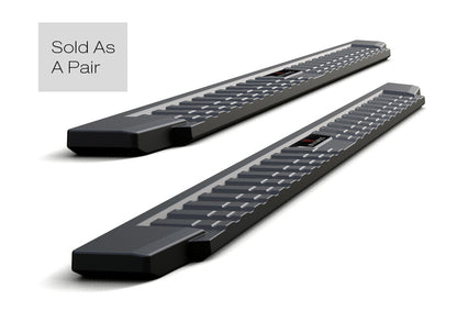 APS Crew Cab Pickup Carbon Steel + PE Step Area Running Board-T Series - WB03TAI7B