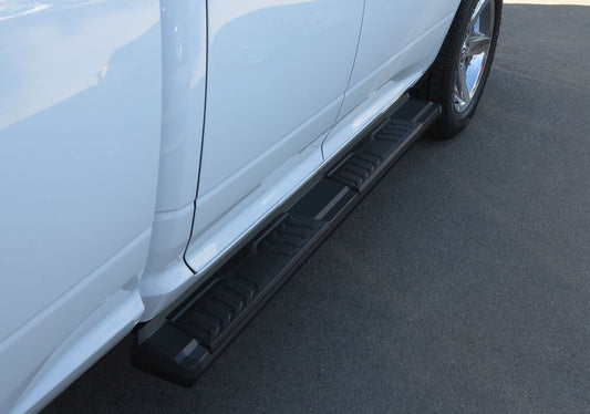 APS Extended Cab Pickup Carbon Steel + PE Step Area Running Board-S Series - WB04SAG9B