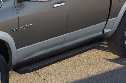 APS Extended Cab Pickup Carbon Steel + PE Step Area Running Board-T Series - WB04TAG9B