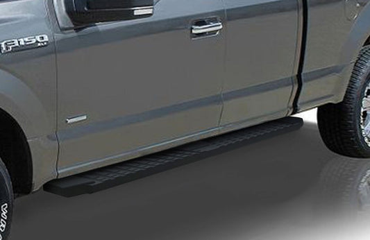 APS Extended Cab Pickup Carbon Steel + PE Step Area Running Board-T Series - WB06TAH8B