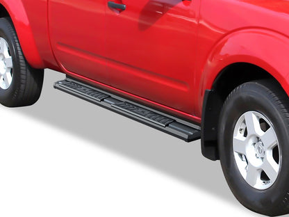 APS Crew Cab Pickup Carbon Steel + PE Step Area Running Board-S Series - WB14SJI5B