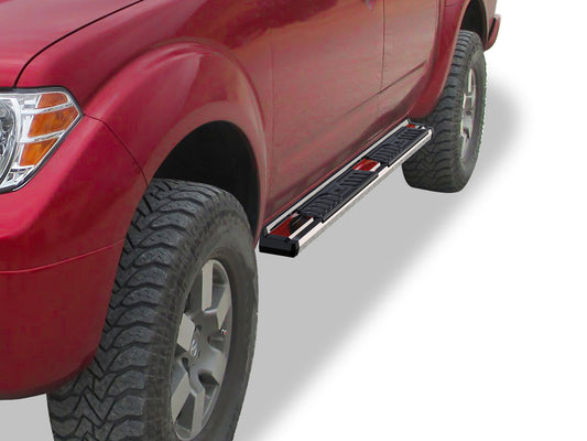 APS Crew Cab Pickup Stainless Steel + PE Step Area Running Board-S Series - WB14SJI5S