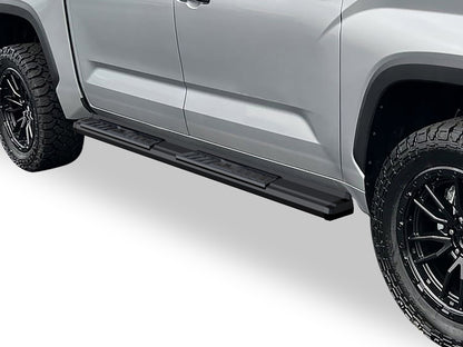 APS Crew Cab Pickup Carbon Steel + PE Step Area Running Board-S Series - WB20SBI8B