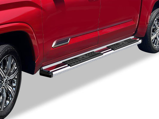 APS Crew Cab Pickup Stainless Steel + PE Step Area Running Board-S Series - WB20SBI8S