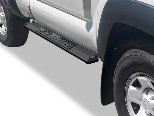 APS Standard Cab Pickup Carbon Steel + PE Step Area Running Board-S Series - WB20SCE8B