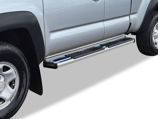 APS Extended Cab Pickup Stainless Steel + PE Step Area Running Board-S Series - WB20SJE6S