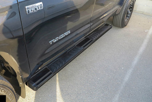 APS Extended Cab Pickup Carbon Steel + PE Step Area Running Board-S Series - WB20SJI7B