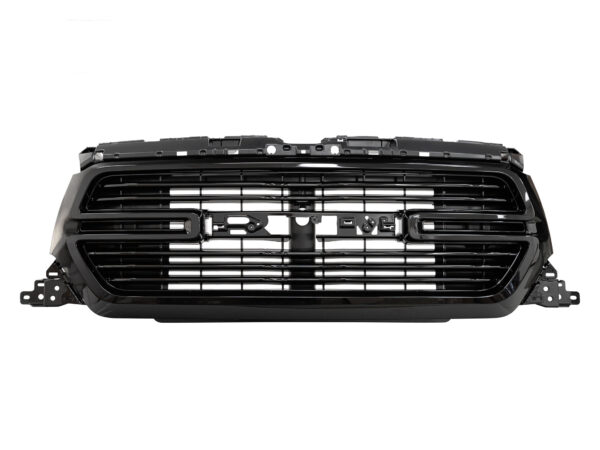 Glossy Black Front Grille Fits 2019-2022 RAM 1500